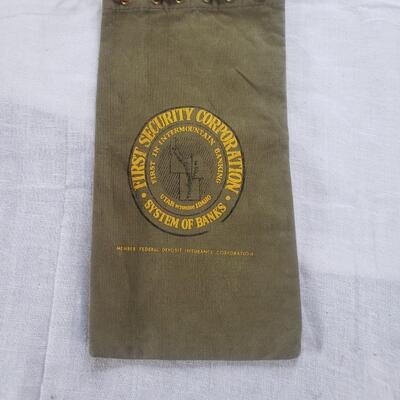 1st security bank bag of Utah Idaho and Wyoming