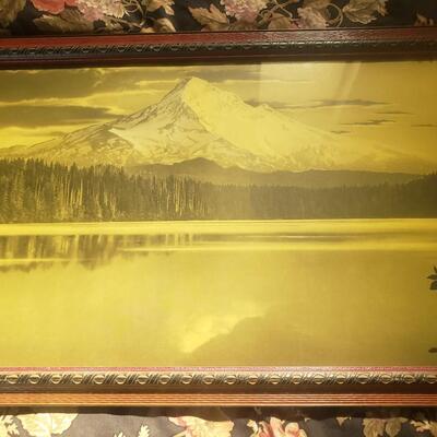 1930's Mount Shasta print