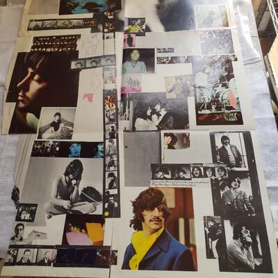 Beatles white album original poster has damage
