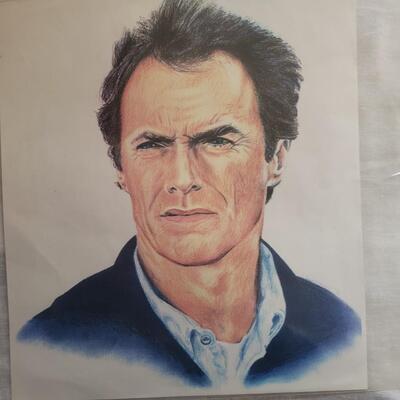 Clint Eastwood 1979 print