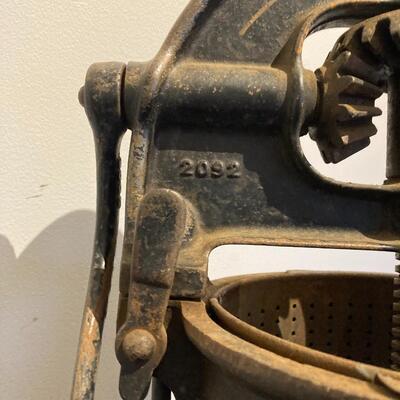 Antique 20â€h Enterprise Mfg. Co. Sausage Stuffer No. 2092