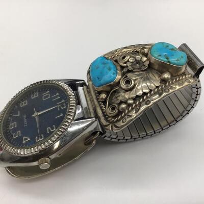 Turquoise watch band vintage sale
