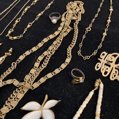 Mixed Jewelry Drawer Contents with 25+ Pieces