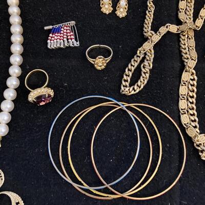 Mixed Jewelry Drawer Contents with 25+ Pieces