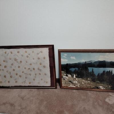 LOT 30 TWO FRAMED PICTURES