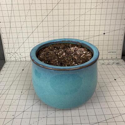 #332 Blue Planter Pot