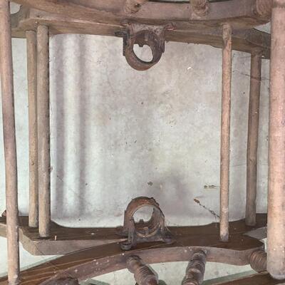 4 Victorian chairs, damaged