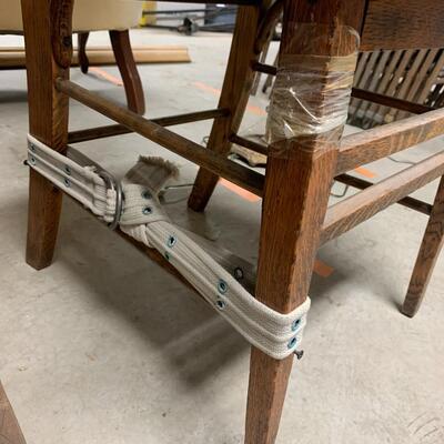 4 Victorian chairs, damaged