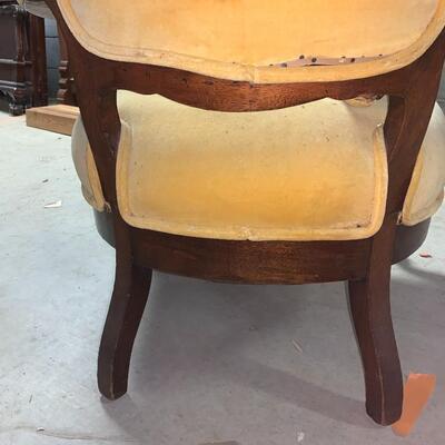 4 Victorian chairs, damaged