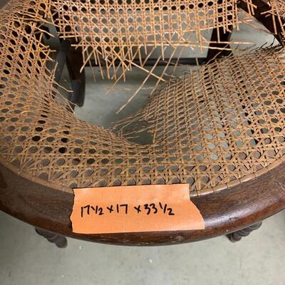 4 Victorian chairs, damaged