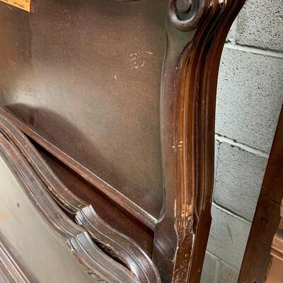 Pair of twin bed frames - antique