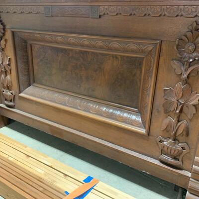 Gorgeous carved bed frame