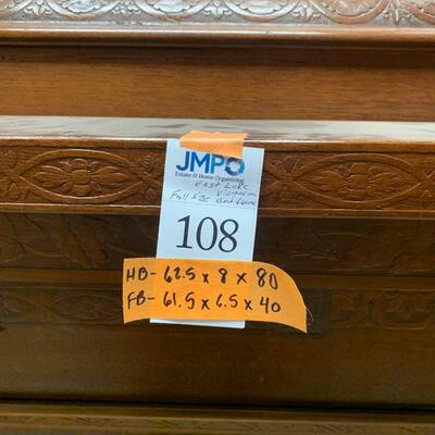 Gorgeous carved bed frame