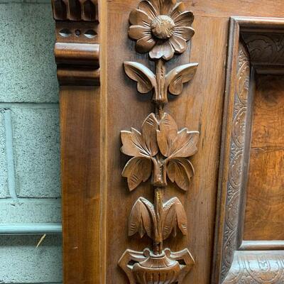 Gorgeous carved bed frame