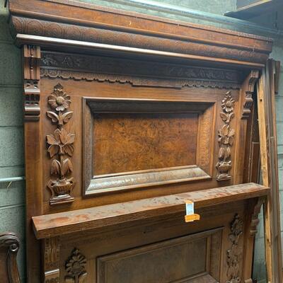Gorgeous carved bed frame
