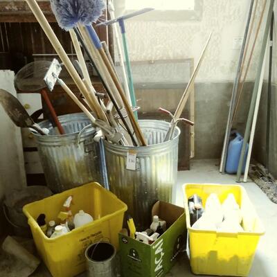Assortment of Cleaning Supplies