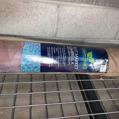 Camping equipment + 9ft market umbrella
