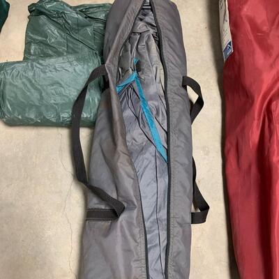 Camping equipment + 9ft market umbrella