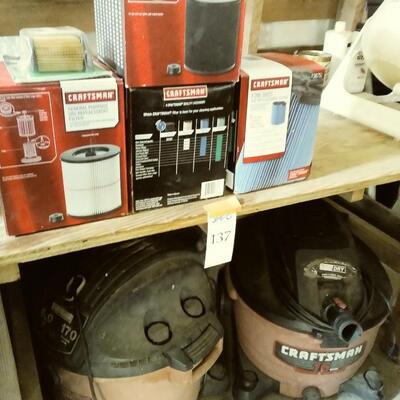 Craftsman Shop Vacs