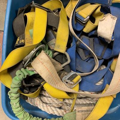 Climbing harnesses and gear
