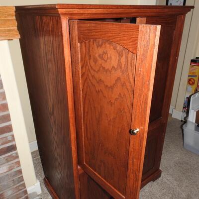 Oak Entertainment Cabinet