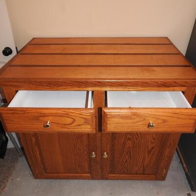 Oak Storage Cabinet