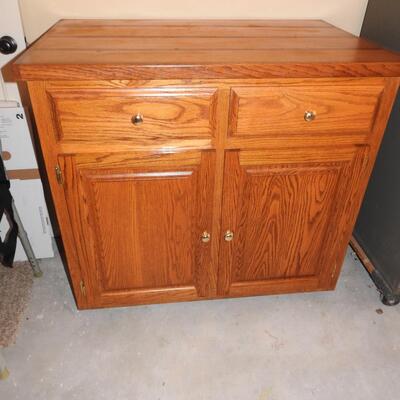 Oak Storage Cabinet