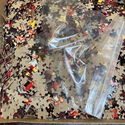 Lot of 2 puzzles Nutcrackers and needles in a haystack