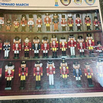 Lot of 2 puzzles Nutcrackers and needles in a haystack