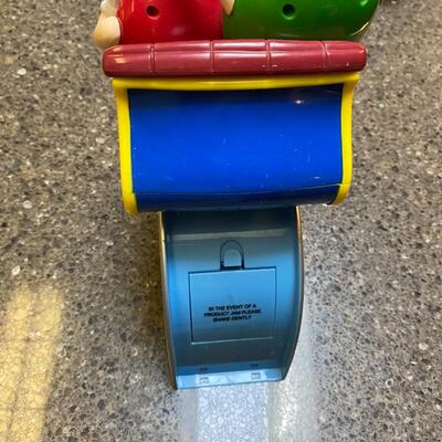 M & M Candy dispenser works wild thing roller coaster