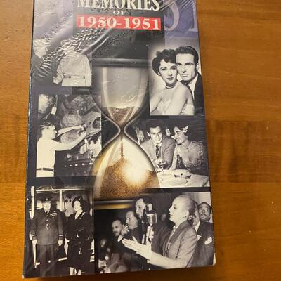 VHS Tape Great Events which shaped our lives Memories of 1950-1051 new sealed