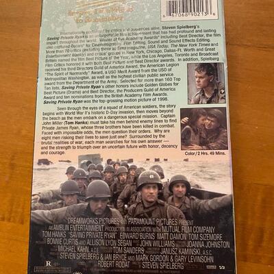 VSH Tape Saving Private Ryan New Sealed