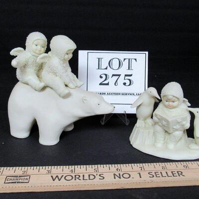 2 Older Dept 56 Snowbabies