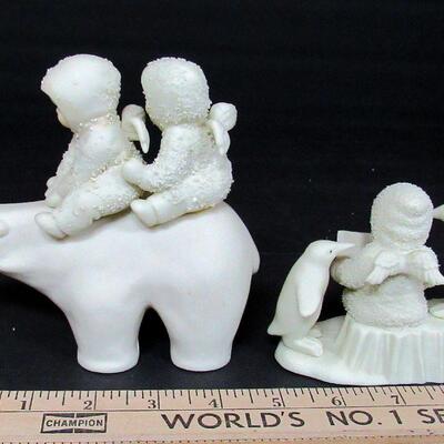 2 Older Dept 56 Snowbabies