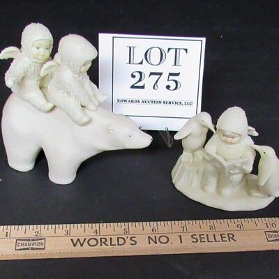 2 Older Dept 56 Snowbabies
