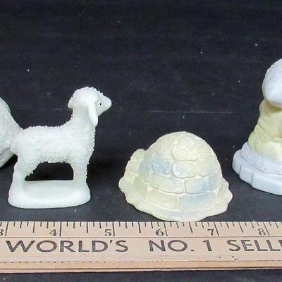 3 Dept 56 and One Other Figurines