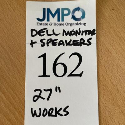 27" Dell Monitor and Harman/Kardon Subwoofer and Speakers