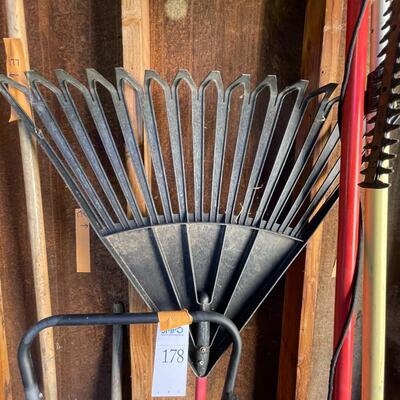 Push Mower, Rake, Black & Decker Hedge Trimmer,  Tree Pruner