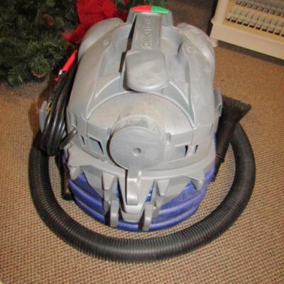 LOT 95  FIVE GALLON SHOP-VAC WITH HOSE AND ATTACHMENTS