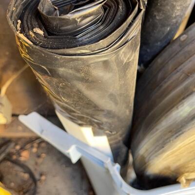 PVC Pipes, Gutter, Roofing Underlayment, Shepherd's Hooks for Flower Baskets/Bird Feeder