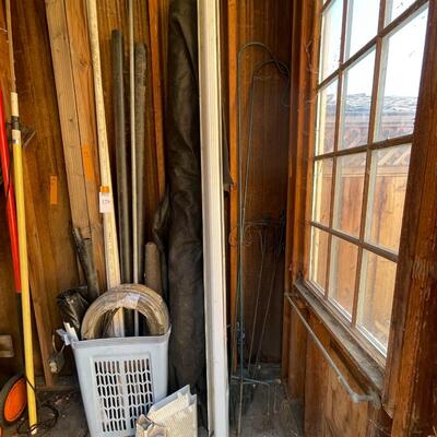 PVC Pipes, Gutter, Roofing Underlayment, Shepherd's Hooks for Flower Baskets/Bird Feeder