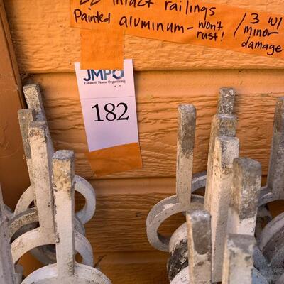 22 Aluminum Heart Scroll Railings/Baluster - Set#1