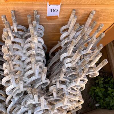 22 Aluminum Heart Scroll Railing Centerpieces - Set #2