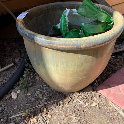 Pottery Planter & Soil