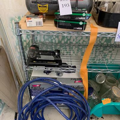 Air Compresser, Finish Nailer, Paint Sprayer