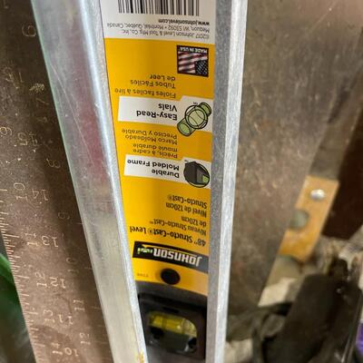 Level, Hand Saws, Framing Square, Sawzall, Clamp