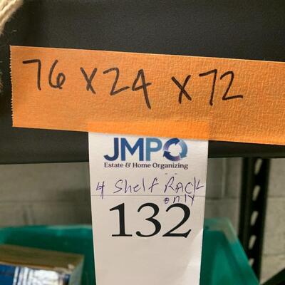 4 Shelf Metal Rack