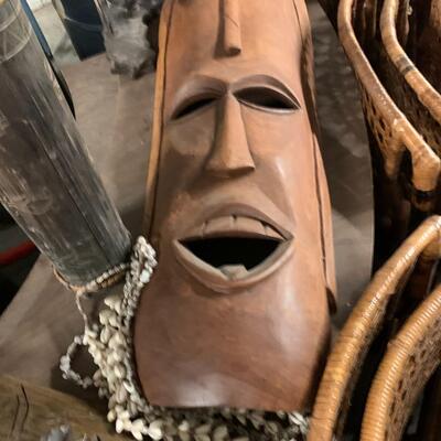 Wooden Polynesian wall art