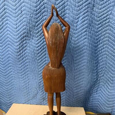 Wooden hula girl