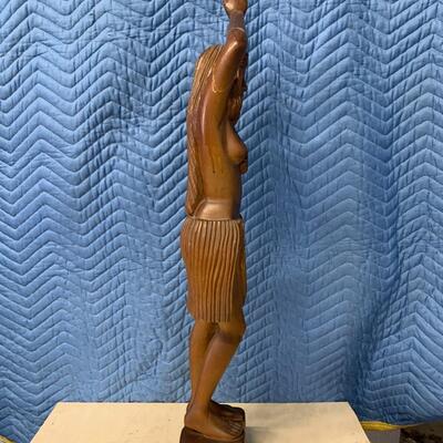 Wooden hula girl